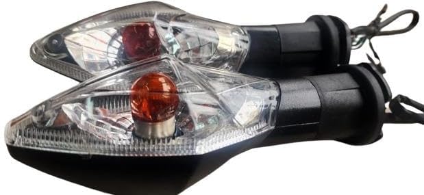 VTRUST Blinker Indicator Assly. Compatible for Hero Passion X Pro (BS4 + BS6), Glamour (Orange) (Pack of 2) - Image 2