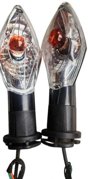VTRUST Blinker Indicator Assly. Compatible for Hero Passion X Pro (BS4 + BS6), Glamour (Orange) (Pack of 2) - Image 5