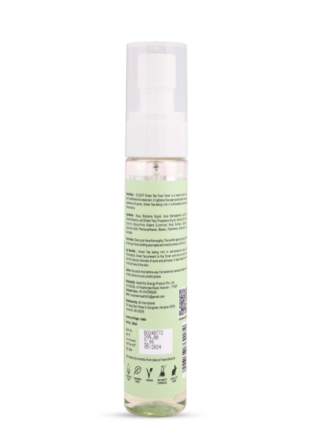 EUCENT Green Tea Face Toner, 100ml, Reduces Redness, Calming Effect, Clears Pores, Tones Skin, For All Skin Types - Image 4