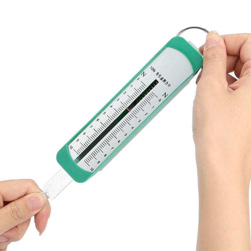 Jectse Newton Force Meter Spring Scale, Pull-Type Hanging Spring Dynamometer Mechanical Instrument 10N, Measure The Mass of Objects Within 1kg - Image 4