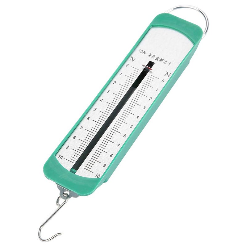 Jectse Newton Force Meter Spring Scale, Pull-Type Hanging Spring Dynamometer Mechanical Instrument 10N, Measure The Mass of Objects Within 1kg - Image 1