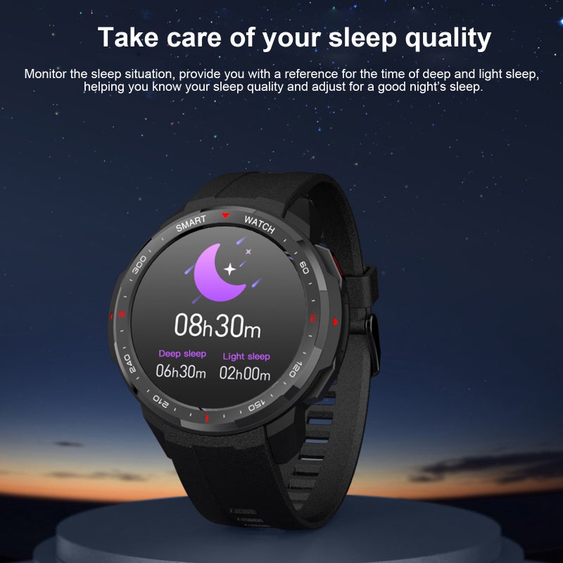 Smart Sports Watch: 1.28" Color Screen Silver Soft TPU+Leather Strap - BT Call & Message Reminder 8GB Music Smart Watch for Fitness Enthusiasts Health Monitoring Daily Use - Image 5