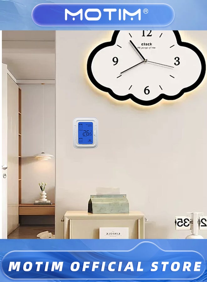 Motim T6861 Thermostat Blue Vertical 220V Temperature Controller Thermostat Temperature Switch Panel - Image 5