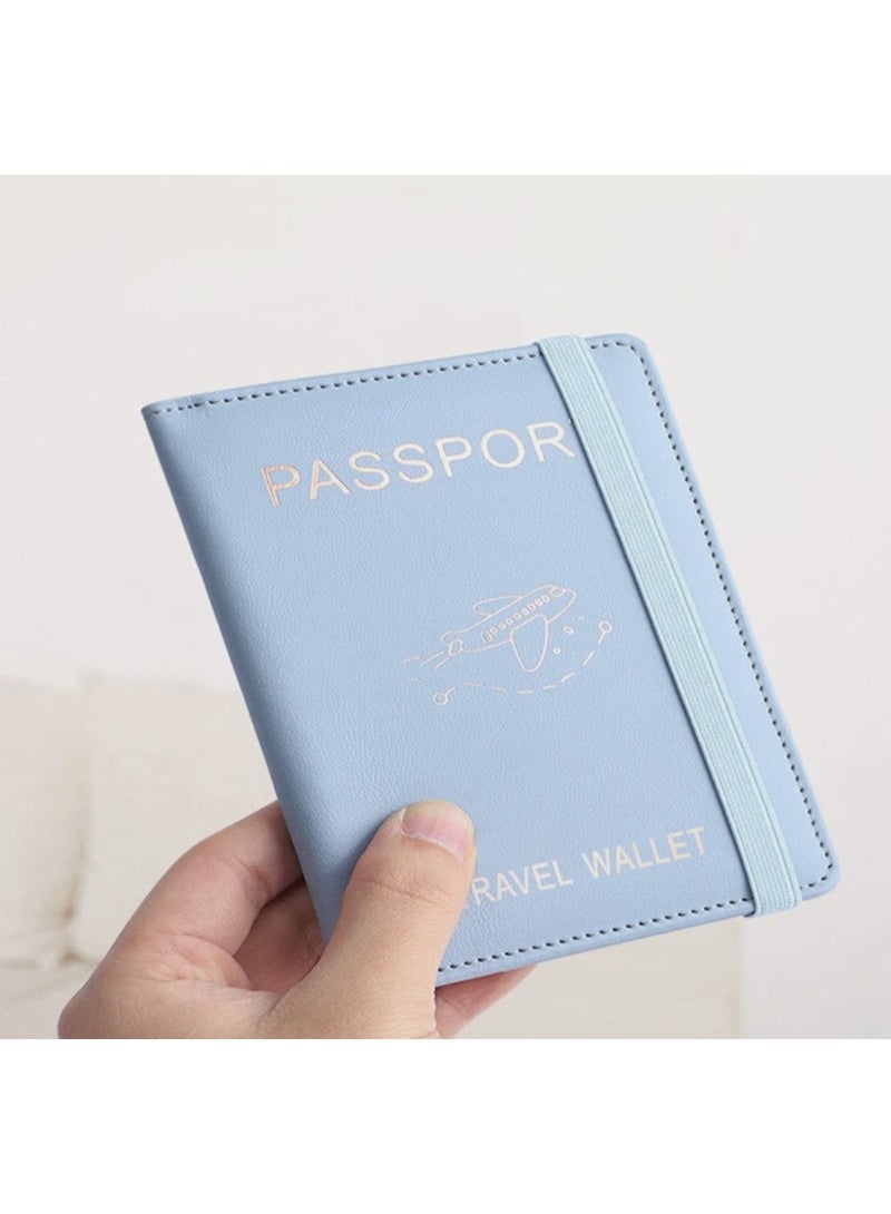 Mordely passport holder Stylish Passport Wallet with Multiple Card Slots Blocking Keep Your Documents Organized and Secure - Image 3