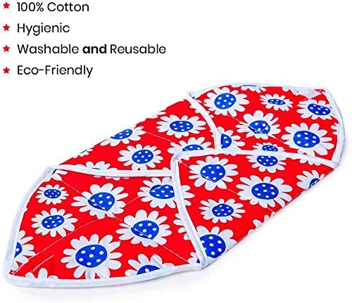 Kitchwish Cotton Roti/Chapati Cover/Traditional Roti Rumals Printed Roti Square Flap Cover Pack of 6 (Multicolor&Assorted Design) - Image 4