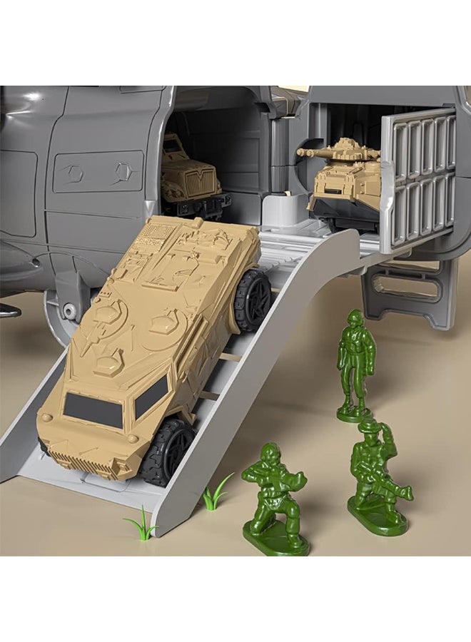 ميكسد ألعاب الطائرات،ألعاب الجيش،ألعاب مع المركبات،رجال الجيش،ألعاب الهليكوبتر للأطفال،مجموعة ألعاب الطائرات،شاحنات الجيش الرجال الطائرات الهليكوبتر،طائرة الشحن النقل - Image 2