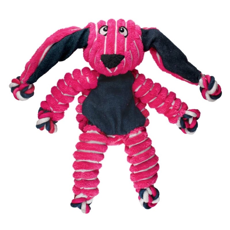 KONG Floppy Knots Knotted Rope Dog Toy Entices Play Tug Toy Satisfies Natural Instincts Dog Supplies with Floppy Design Minimal Stuffing Bunny For MediumLarge Dogs - Image 2