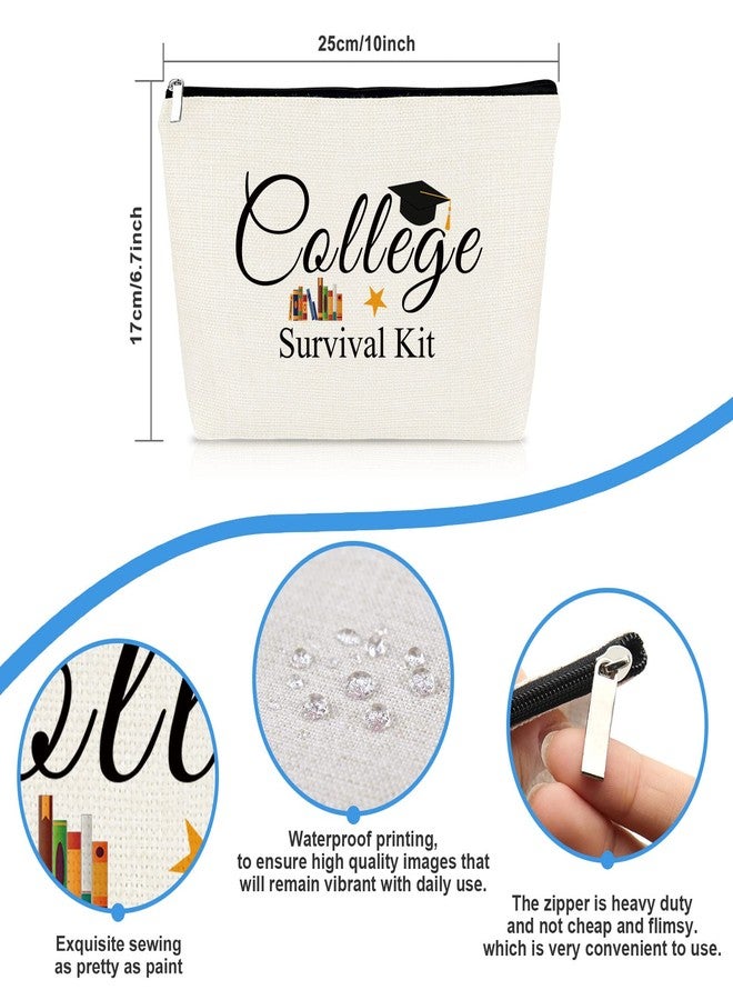 Mikela Graduation Gifts for Her Makeup Bag Best Friend Sister Daughter Graduation Gift Cosmetic Bag University College Masters Graduate Gift for Girls Women Travel Toiletry Bags Cosmetic Pouch - Image 2