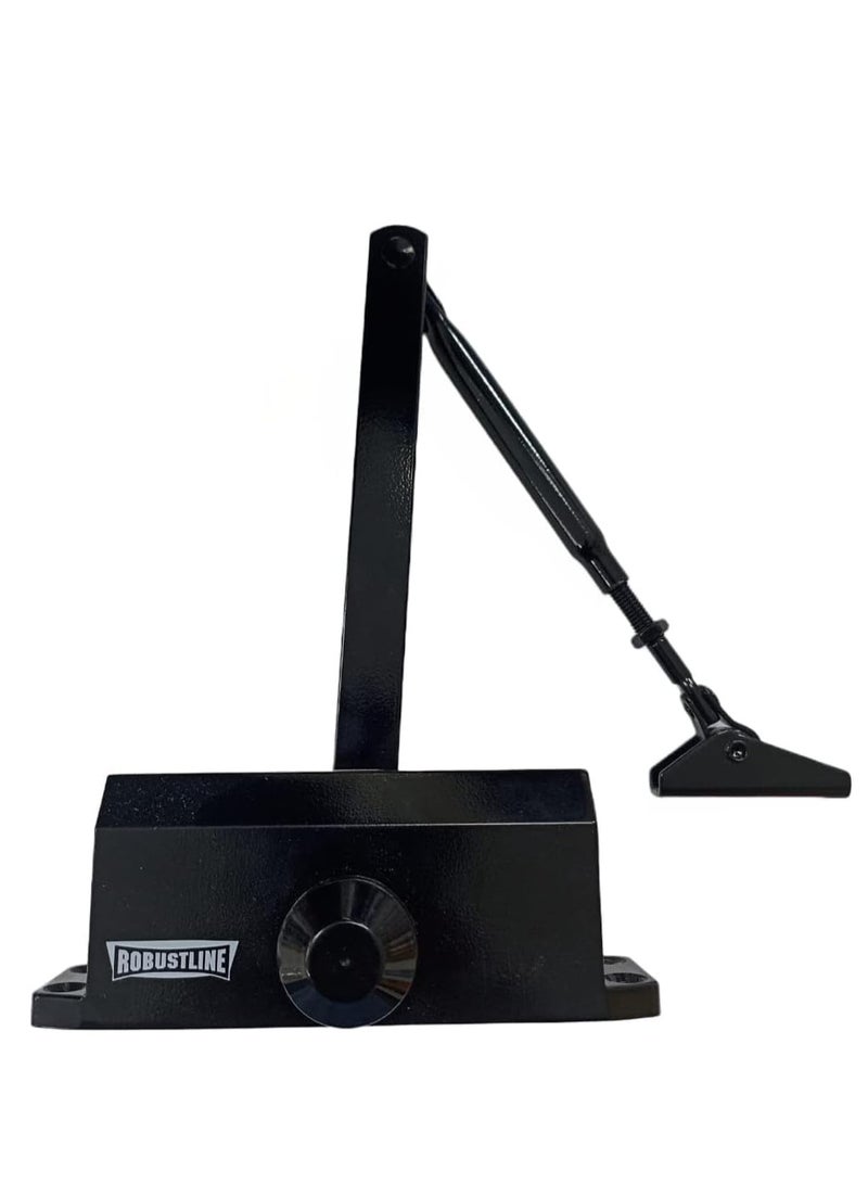 ROBUSTLINE Robustline Heavy Duty Door Closer For Home and Commercial use- 5 YEARS WARRANTY - (1303B - Black, Door Weight Capacity 45Kg - 65Kg)  - Image 1