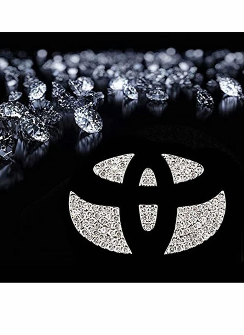 Bling Diamond Steering Wheel Logo Caps for Toyota - Sparkly Emblem Accessories for Women, DIY Crystal Car Interior Decor - pzsku/ZD28F86349A0AAAE851DFZ/45/_/1722333227/ac309dc1-c135-4e3d-afdd-bde42845c4b2