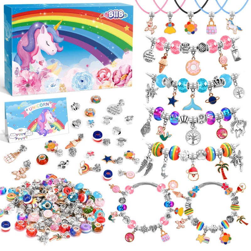 BIIB Bracelet Making Kit for Girls Gifts 812 Years Old Arts and Crafts for Kids Ages 68 Unicorn Toys for Girls Jewelry Making Kit Crafts for Girl Age 1012 Art Supplies for Kids - Image 2