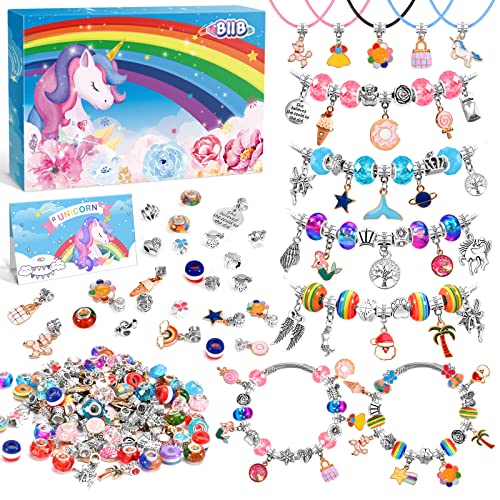 BIIB Bracelet Making Kit for Girls Gifts 812 Years Old Arts and Crafts for Kids Ages 68 Unicorn Toys for Girls Jewelry Making Kit Crafts for Girl Age 1012 Art Supplies for Kids - Image 1