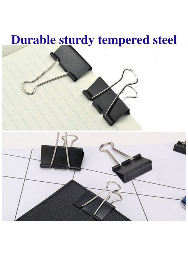 Aellabus Large Binder Clips 2 Inch (72 Pack), Extra Large Binder Clips Big Paper Clamps Giant Clips for Office and Home Supplies, Black - Image 4