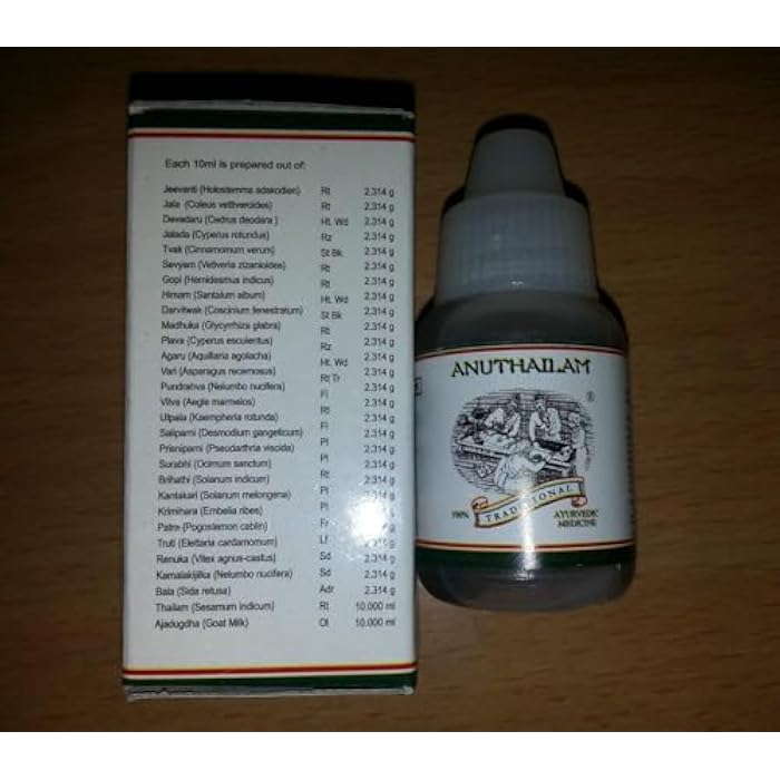 Kairali Ayurveda Anu Thailam (10 Ml) - Ayurvedic Nasya Oil For Sinus Relief - Image 2