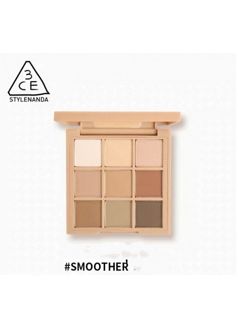 ثري سي إي 3CE لوحة ظلال العيون ذات تسعة ألوان