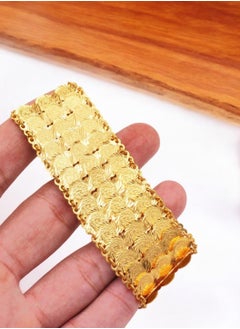 GOLDMAX Elegant 21k Gold Plated Bracelet For Women Size 21cm  - Image 1
