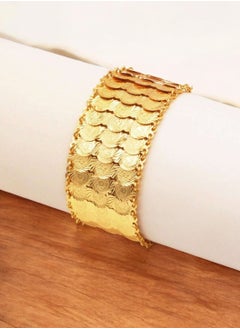GOLDMAX Elegant 21k Gold Plated Bracelet For Women Size 21cm  - Image 2