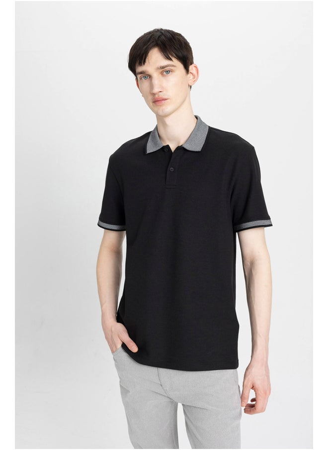 DeFacto Man Regular Fit Knitted Polo T-Shirt  - Image 2