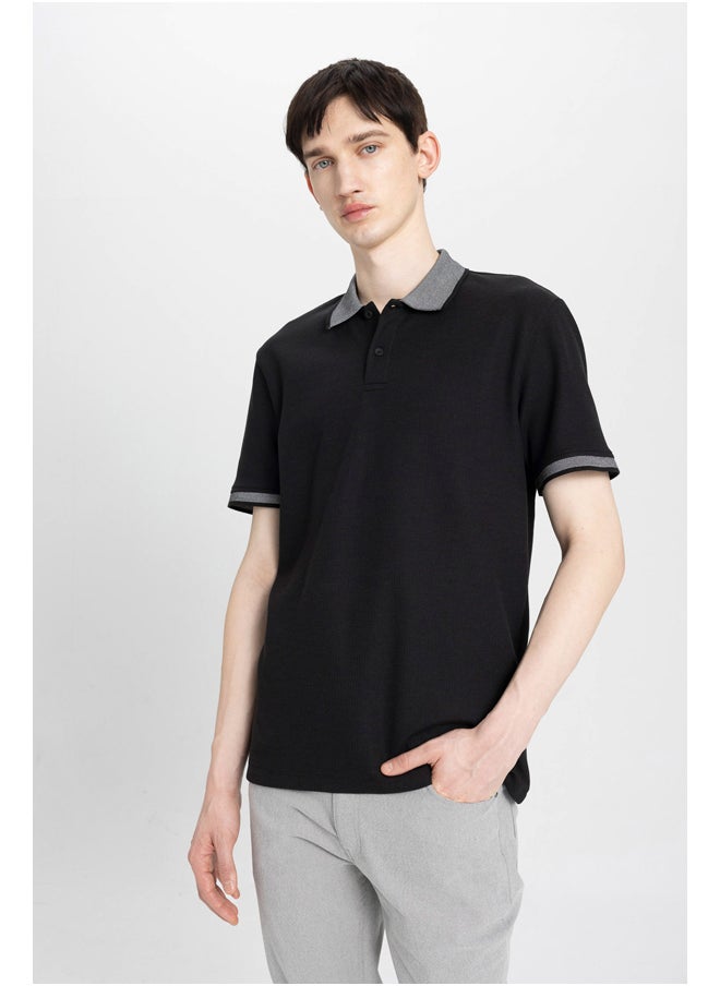 DeFacto Man Regular Fit Knitted Polo T-Shirt  - Image 4