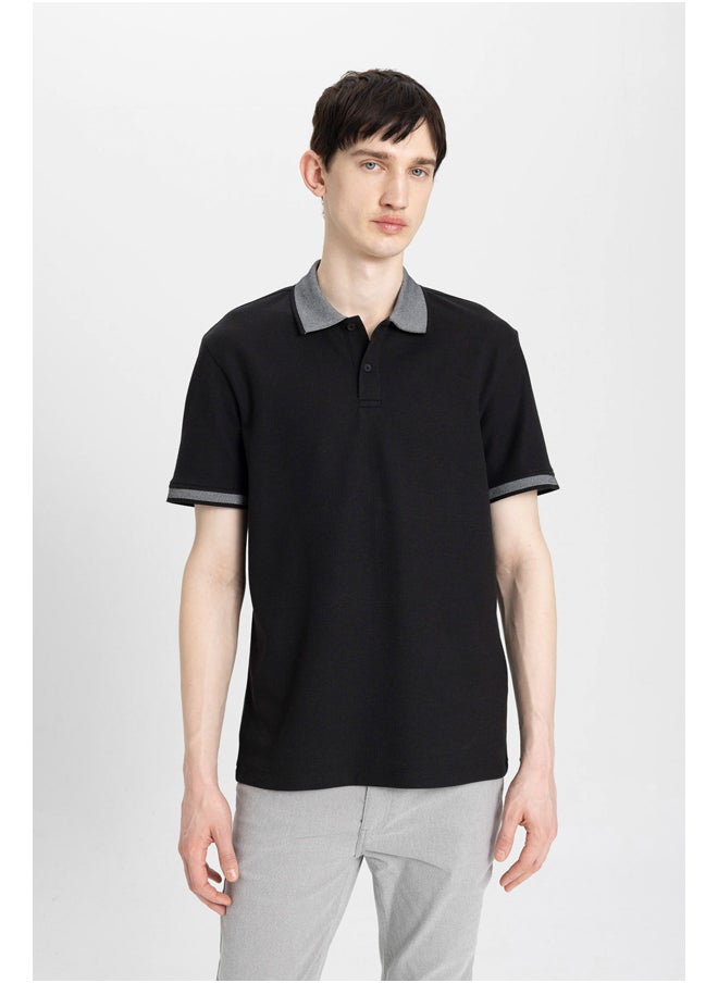 DeFacto Man Regular Fit Knitted Polo T-Shirt  - Image 3