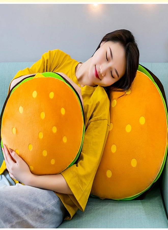 OPHRBU Hamburger Plush Pillow Funny Hamburger Bread Stuffed Pillow Soft Food Plushie Throw Pillow Stuffed Animal Toy for Kids Adults Gift Home Decor. (Hamburg, 12") - Image 5