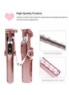 Bluetooth Selfie Stick With Bag Reflective Mirror & Led Light, Fashion Lipstick Nude Design for iPhone 7/7 plus iPhone 6 6s iOS Samsung Android and other all Smartphone - pzsku/ZD28FCBF13FDF9C7A0517Z/45/_/1705567659/e218e5be-86d0-4c73-89e0-07f691792348