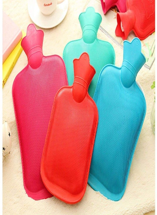 Wuze Rubber Hot Water Bottle, Hot Compress, Pain Relief from Headaches, Cramps, Arthritis, Back Pain, Sore Muscles, Injuries - 2 L Capacity - Image 5