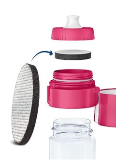 BRITA BRITA Fill and Go Vital Water Filter Bottle, Pink, Pack of 1  - Image 3