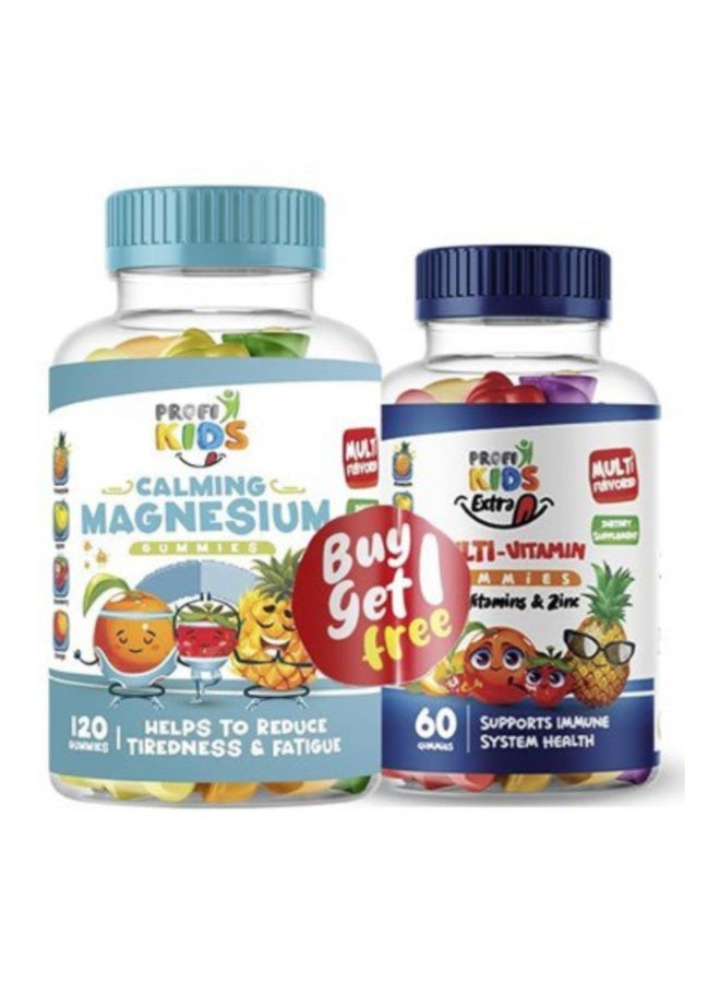 PROFI KIDS MAGNESIUM 120GUM+PROFI KIDS EXTRA MULTI VIT 60GUM(OFF)