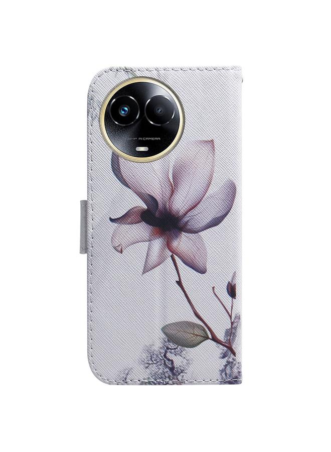 S-TOP Case For Realme 11 5G Global Coloured Drawing Flip Leather Phone Case - Image 3