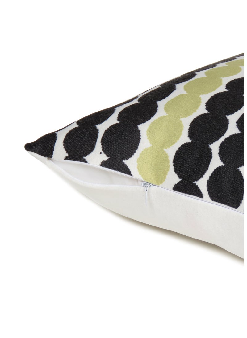 Oussum Dot  Decorative Black Throw Pillow Covers Set of 2 For Car Seat Home Bedroom Sofa Home Decoration Office Chair (20 X 20 Inch)  - Image 2