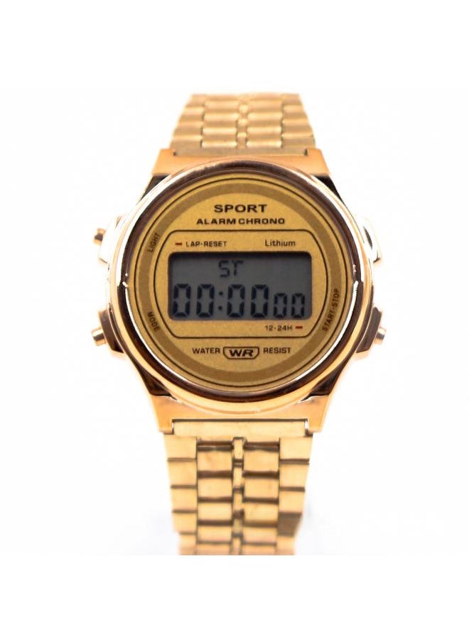 NIBEMINENT 59 Steel Band Electronic Watches Adult Students Simple Fashion Multifunctional Cassie Mark 