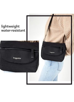 Baggallini Womens 2.0 Pocket Crossbody 2 0 With Rfid Black One Size Us  - Image 3