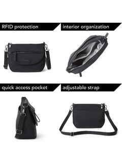 Baggallini Womens 2.0 Pocket Crossbody 2 0 With Rfid Black One Size Us  - Image 4