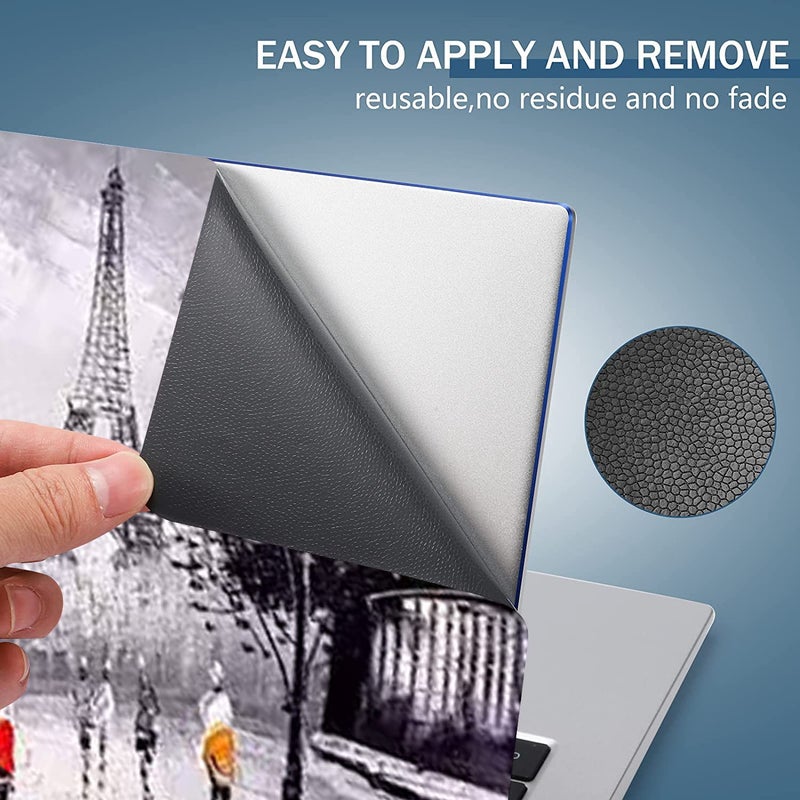 ICOLOR Eiffel Tower 11.6 13 13.3 14 15 15.6 inches Netbook Laptop Skin Sticker Chromebook Skin Reusable Protector for Laptop Notebook FY-NEK-19 - Image 5