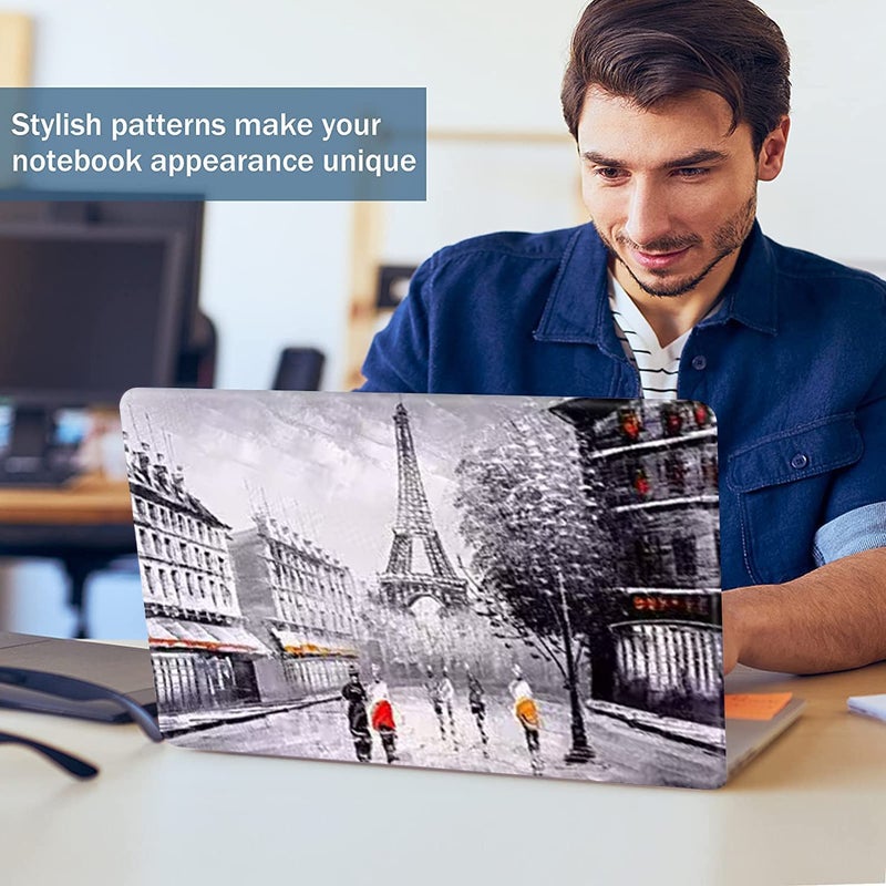 ICOLOR Eiffel Tower 11.6 13 13.3 14 15 15.6 inches Netbook Laptop Skin Sticker Chromebook Skin Reusable Protector for Laptop Notebook FY-NEK-19 - Image 3