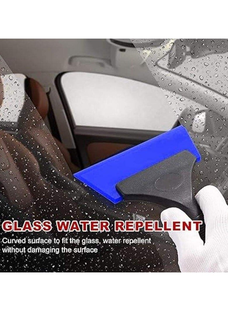 Dcloud الأزرق المطاط نافذة الزجاج الأمامي ممسحة الزجاج الأمامي لهجة 13 * 18 سم ، مع مقبض ممسحة ، ممسحة ناعمة ، مناسبة لتنظيف النوافذ ، الزجاج ، مرآة ، دش السيارات فيلم - Image 4