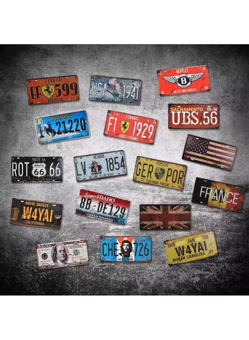 FFD Wall Decoration Metal Poster Wall Plates, Car Plate Art Poster Metal Decoration For Hom Vintage Metal Tin Sign Poster Plaque Bar Pub Club Tavern Wall Home Retro Decor - Image 4