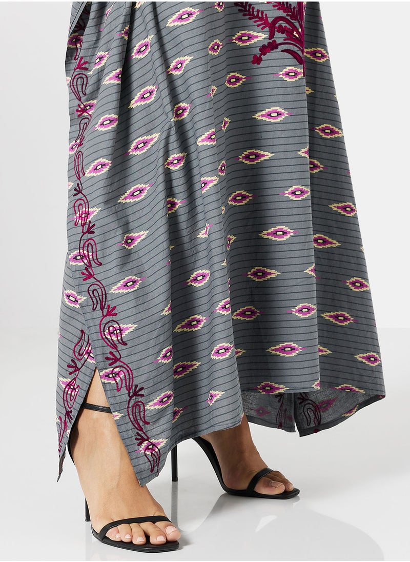 ARABIAN CLOSET EMBROIDERED KAFTAN  - Image 5
