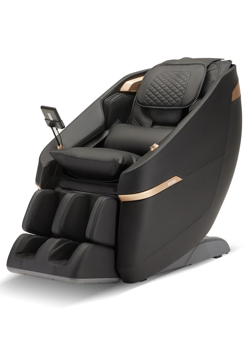 ROTAI Premium Zero-Gravity Massage Chair in Black with Magnetic Therapy for Back & Waist, 36 Full-Body Airbags, Heated Massage, Intelligent Voice Control & Bluetooth Speakers – 10-Year Warranty - Image 1