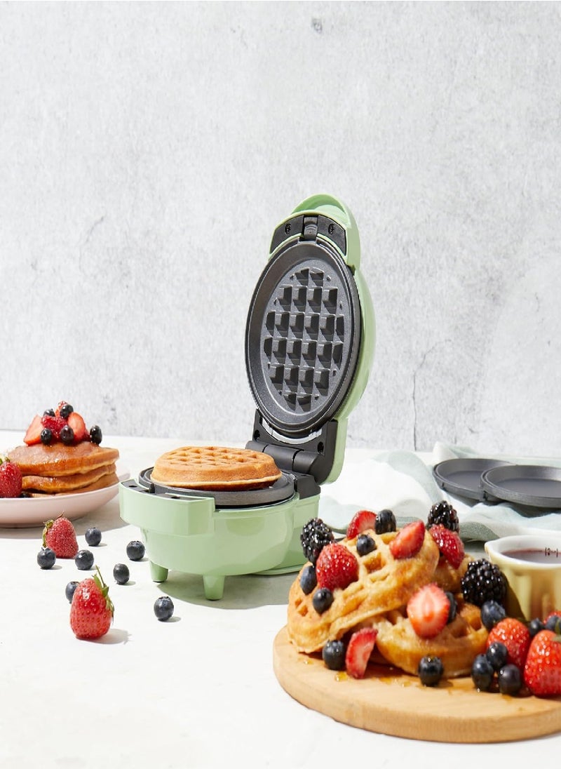 Giles & Posner - Giles & Posner EK5535GSGR 3 in 1 Mini-Bites Maker - Non-Stick Cooking Plates, Doughnut, Waffle, and Pancake Maker, 3 Minute Pre-Heat time, Non-Slip Feet, Easy to Clean, Ready Indicator Lights, 400W - Image 1
