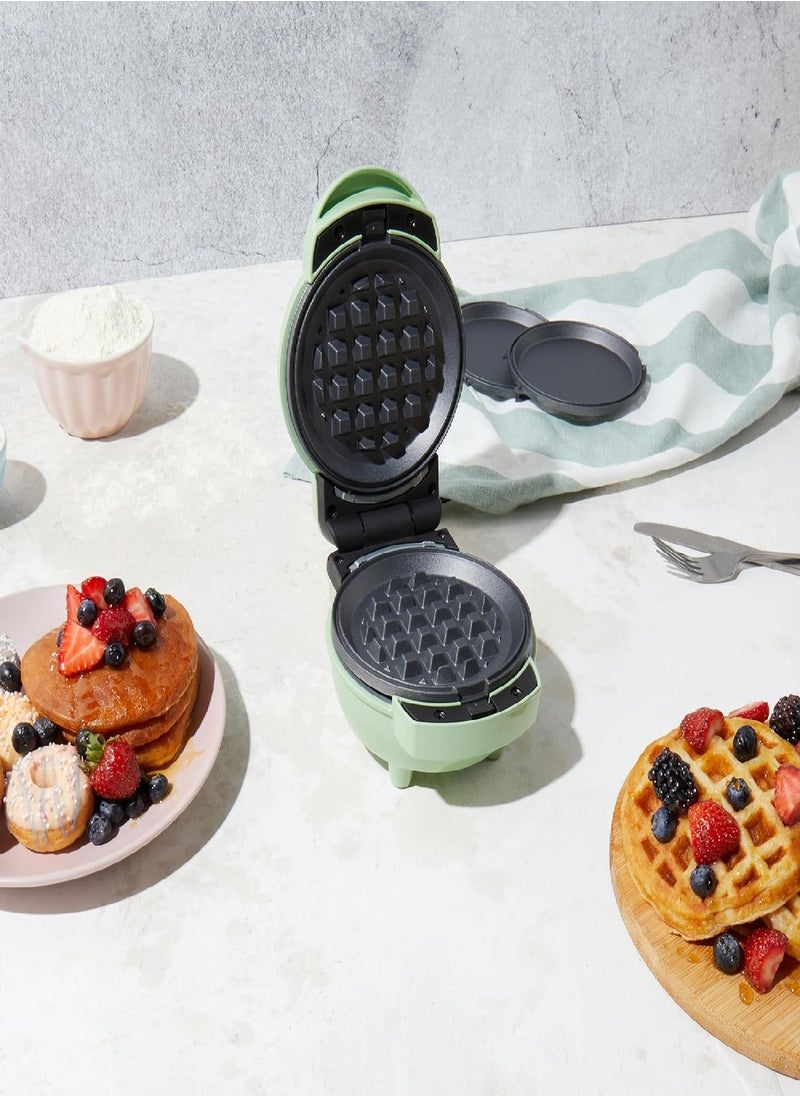 Giles & Posner - Giles & Posner EK5535GSGR 3 in 1 Mini-Bites Maker - Non-Stick Cooking Plates, Doughnut, Waffle, and Pancake Maker, 3 Minute Pre-Heat time, Non-Slip Feet, Easy to Clean, Ready Indicator Lights, 400W - Image 1