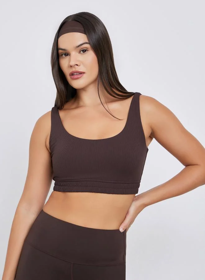 Styli Active Ribbed Small Underband Sports Bra