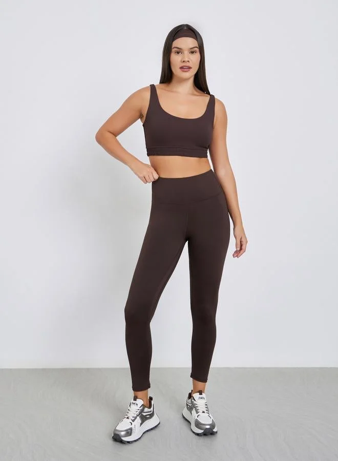 Styli Active Ribbed Small Underband Sports Bra