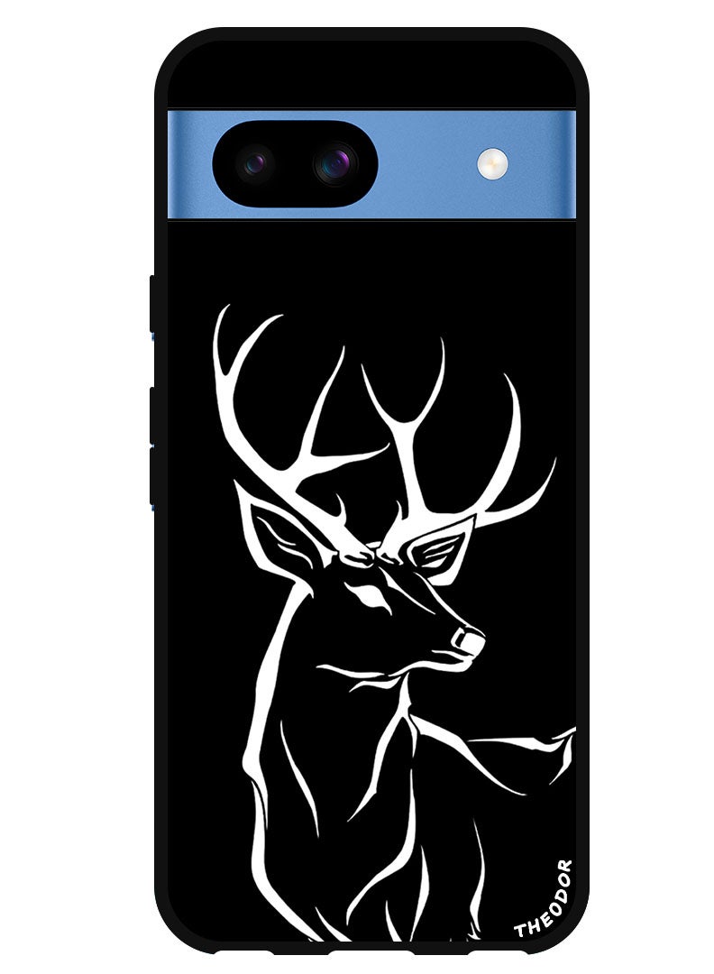 Theodor Protective Case Anti Scratch Shock Proof Bumper Cover For Google Pixel 8a Deer 4 - Image 1