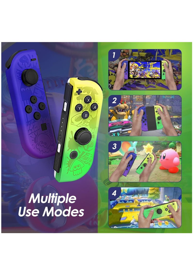 Wireless Controller for Nintendo Switch Joy Cons Replacement Joystick Controllers Multifuctional Wake-up Screenshot Vibration Motion Control - Image 1