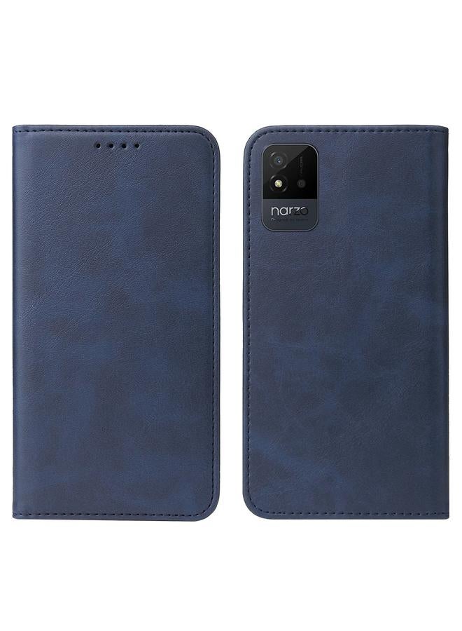 S-TOP Case For Realme Narzo 50i Magnetic Closure Leather Phone Case - Image 2