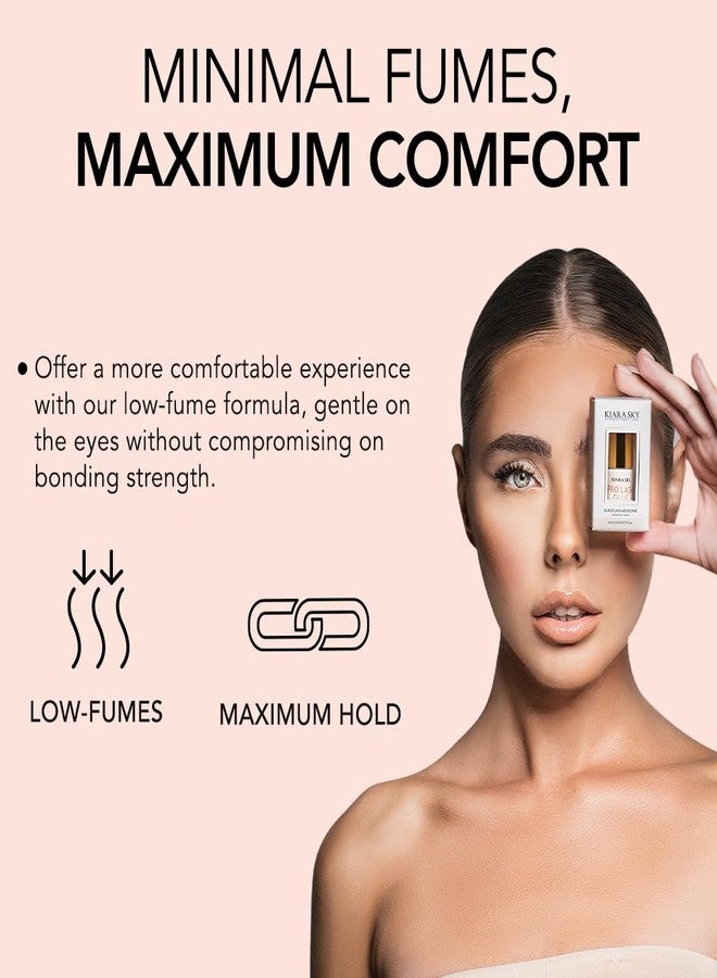 KIARA SKY Professional Lash Pro Glue | Extra Strong | 0-1s Dry Time | 8 Weeks Retention | Semi-Permanent | Maximum Hold | Black 0.17 Fl Oz - Image 4