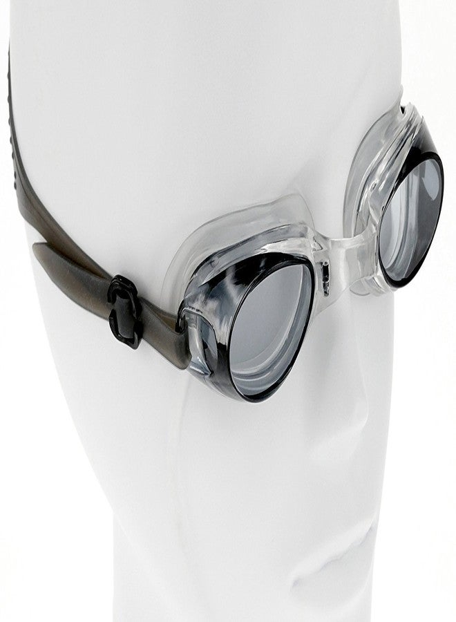 Slyk Swimming Kit Set for Young, Adult, Men and Women with Silicone Swim Cap, Swim Goggle, 2 pc Earplugs with 1 pc Nose Clip (Black) - Image 2
