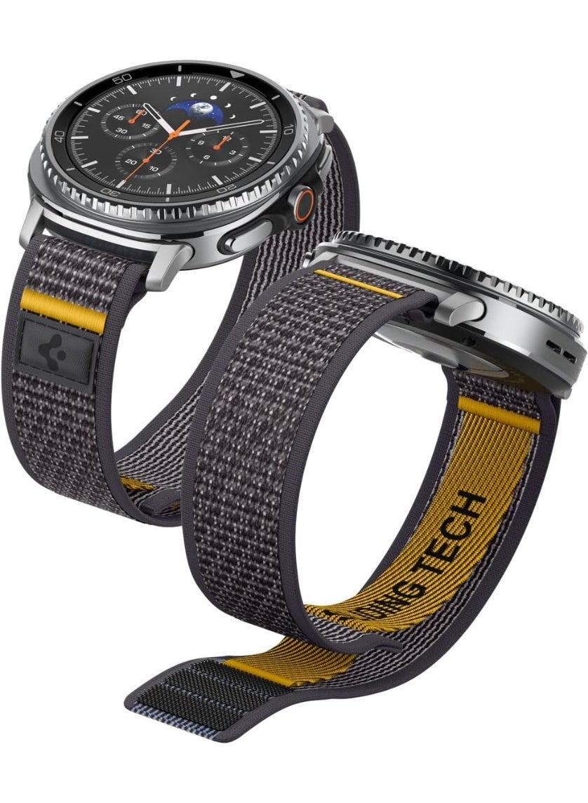 Spigen Athlex Air for Galaxy Watch 8 Band compatible with Samsung Galaxy Watch 8 Classic 46mm, Galaxy Watch8 44/40mm Adjustable Loop Band Strap - Active Gray